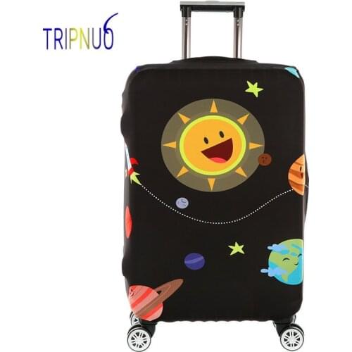 TRIPNUO Thickest Elastic Suitcase Cover Cartoon Sun Luggage Protective Cover for 18"~32" Dust , Travel Accessories