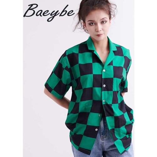 Womens Clothing Summer Man Hawaiian Shirts Couple Plus Size Casual Blouses Turn-Down Collar Homewear 2021 Unisex Streetwear