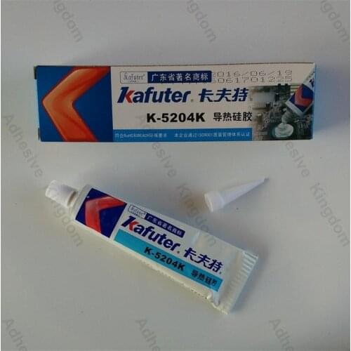 10Pcs kafuter 80g k-5204k CPU thermal conductive silicone LED bonding adhesive quick-drying thermal paste coefficient 1.6