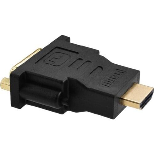200pcs Gold-plated HDMI Male to DVI Female 24+5 Pin Adapter Converter Connector for HDTV DVD player