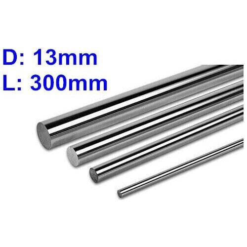 4pcs Diameter 13mm -L300mm chrome plated linear round shaft