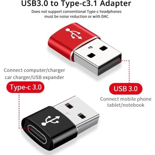 Type C To USB Female 3.0 OTG Adapter for Macbook Pro Samsung S20 etc phone charger conventor usb male to type C female USB OTG