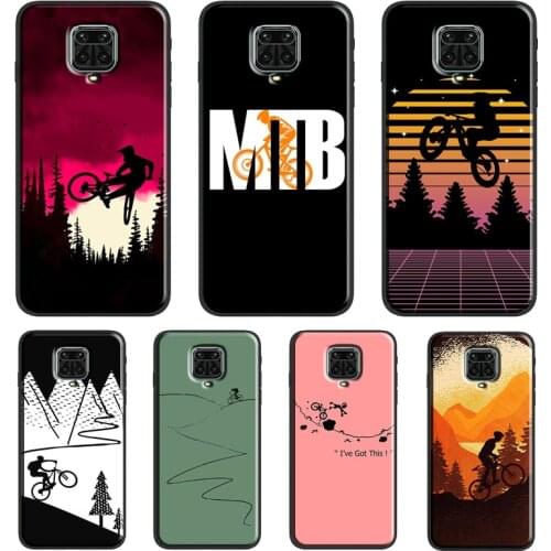 MTB Mountain Bike Cycling Bicycle For Xiaomi Redmi 9 9A 9C 9T K40 Funda For Redmi Note 10 Pro 8T 9S Note 9 8 7 Pro Soft Case