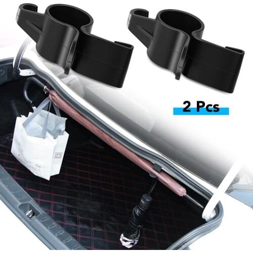 Umbrella Holder Clip Hooks Car Rear Trunk Mounting Bracket For Seat Ibiza 6K 6L 6J Skoda Fabia VW Polo 9N 6R Bora Golf MK4