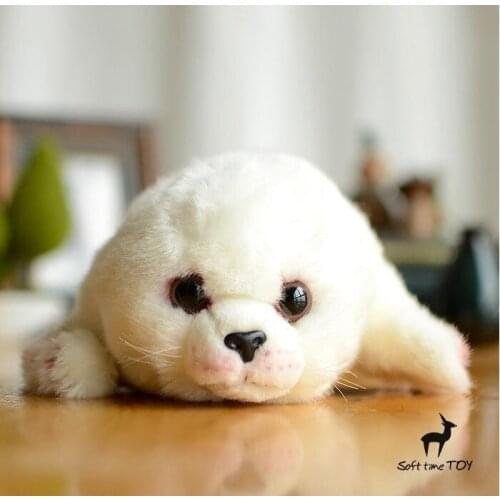 Kids Toys Plush Stuffed Animal White Seal Pups Baby Toy Doll Super Cute