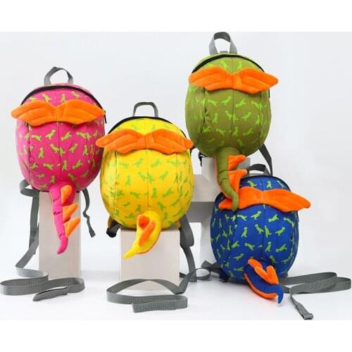 Kids Cute Dinosaur Backpack Fashion Preschool Bag With Safety Leash Lightweight Toddler Bookbag Childrens Backpacks Streetwear