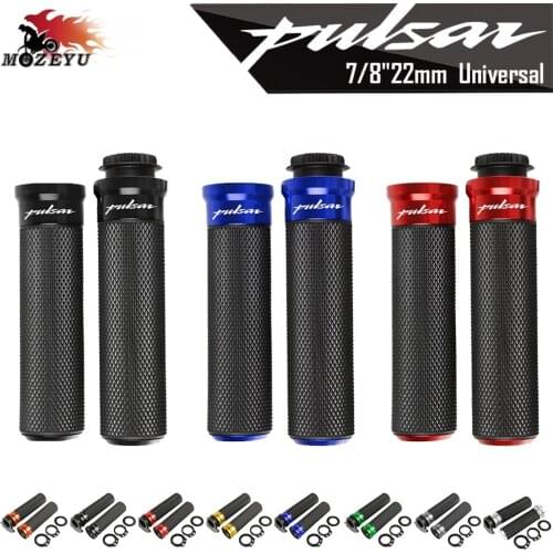 For Bajaj Pulsar 200 NS/200 RS/200 AS 7/8"22mm Universal Hand grips Moto Parts Handlebars Handle Bar Aluminum Alloy Anti-slip