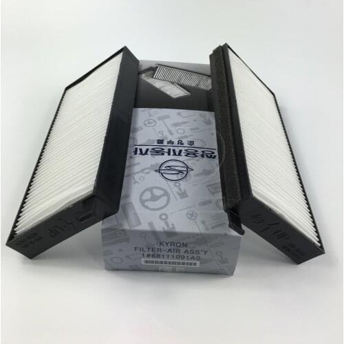 Air conditioning filter element Genuine Cabin Air Filter 1 set For Ssangyong ACTYON KYRON # 68111091A0