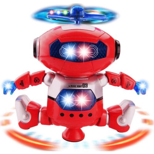 Intelligent robot dance robot toy model space robot action walking robot electric musical action figures toys gift