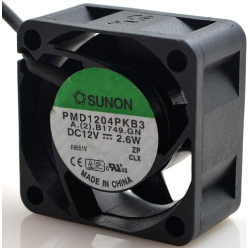 Jianzhun FOR SunonPMD 1204PKB3-A1V2.6W40204cm cm cm Double Ball Temperature Control Fan