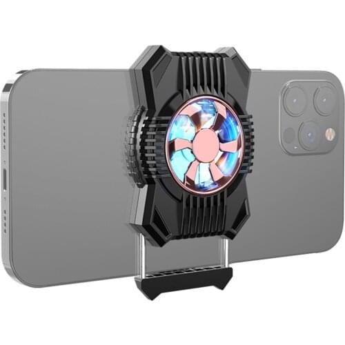 Phone Cooler Cooling Fan Radiator Fits 4 To 7.4inch Smartphones Universal Mobile Phone USB Game Cooler System Cooling Fan