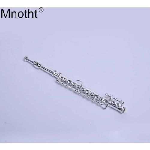 Mnotht 1/6 soldier model toy flute Metal Attached stents Puppet prop Scene accessory Musical instrument for 12" Action Figure m3