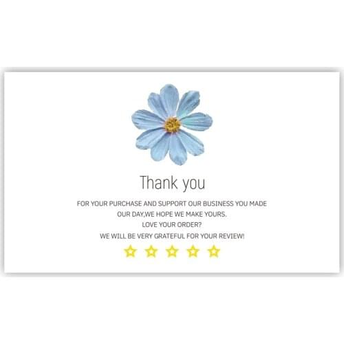 10-30Pcs Thank You Card White Kraft Paper Label For Wedding Decor Card For Small Business Give A Gift Card School Children Gift