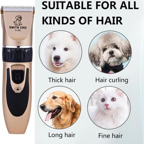 Dog Clipper Set Dog Grooming Clippers Pet Shaver Quiet Rechargeable Shaving Tool