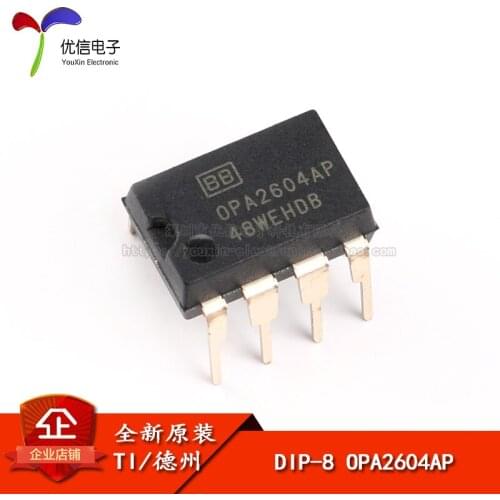 Genuine original line OPA2604AP DIP-8 20MHz 2 operational amplifiers amplifiers