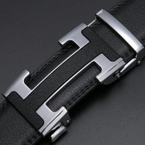 Echain Luxury Vintage Designer H Belts Men High Quality Women Genuine Real Leather Dress Strap Belt for Jeans Cinturones Hombre