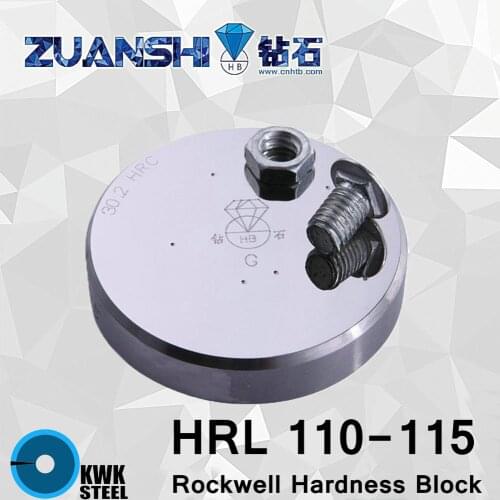 Rockwell Hardness HRL110-115 Metallic Rockwell HRL Hardness Reference Blocks Hardness Test Standard Block Hardness Tester