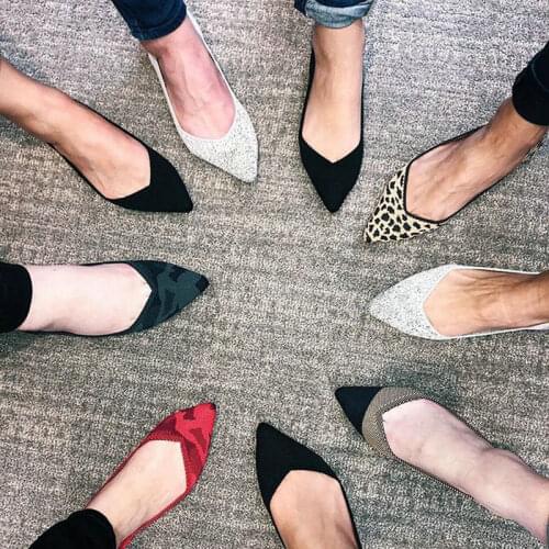 TUOLU Women's Ballet Flats With Heels