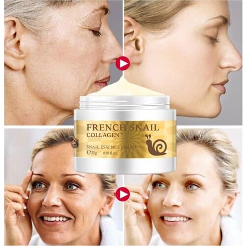 Face Cream Moisturizing Anti-Wrinkle Anti-Aging Whitening Nourish Brighten Hyaluronic Acid Snail Extract Beauty Skin Care 25g