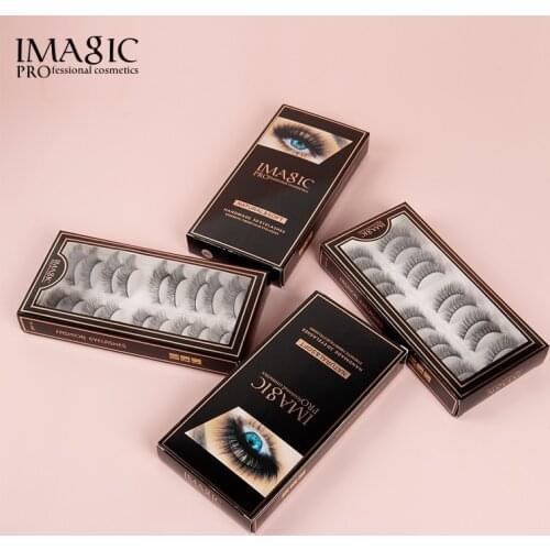 10 Pairs Of Artificial Mink Eyelashes 3D Slim And Fluffy Reusable False Eyelashes Natural Curling Thick Eyelash Extension Tool