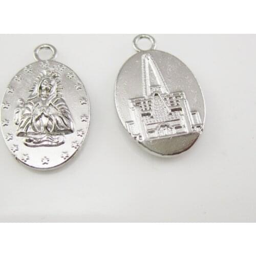 100pcs of Rosary Bracelet Medal Pendant