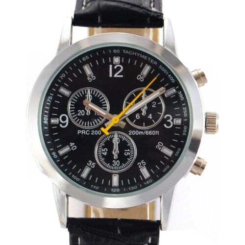 2020 Man Watch Fashion Casual Sports Watches Men Leather Band Quartz Wristwatches Promotion Price Dropshiping Relogio Masculino