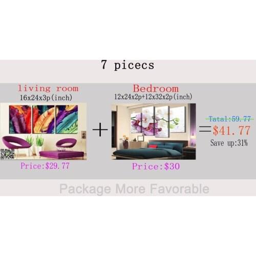4 Pcs(No Frame) High Quality Hot Sell The Family Decorates Sea wave Print in the Oil Painting On Canvas Wall Art Picture Gift