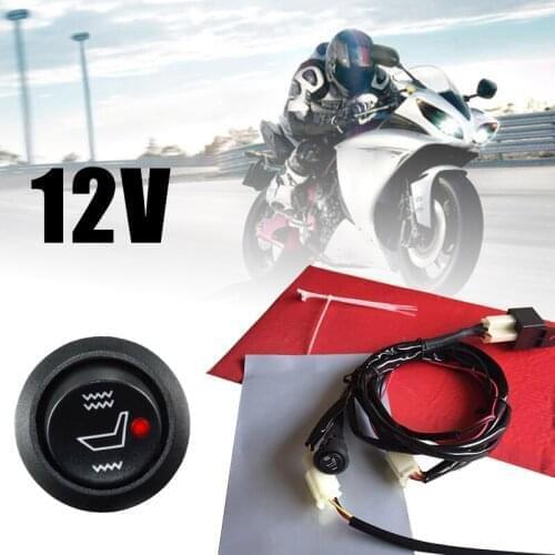 9W 28W 12V Waterproof Motorcycle ATV Seat Heated Cushion Carbon Fiber Pad Electric Heating Pad Mat Winter Warmer 40x20cm for BMW