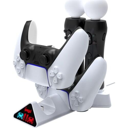 For PS5 Wireless Game Controller Dual Charging Triangle Beast Charging For PS Move Charging PS4 Charging Double Charging