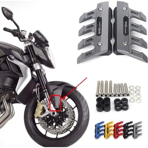 For MV Agusta Brutale 675 Brutale675 Motorcycle CNC Accessories Mudguard Side Protection Block Front Fender Anti-Fall Slider