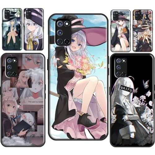 Elaina Majo No Tabitabi Anime For OPPO A5 A9 2020 A31 A53 F5 A15 A52 A72 A1K A5S A91 Reno 2 Z Find X3 Pro Cover Shell