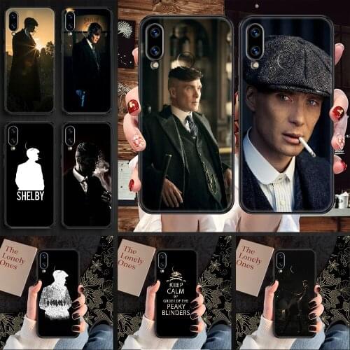 Peaky Blinders Phone case For Huawei Honor 6 7 8 9 10 10i 20 A C X Lite Pro Play black trend cover 3D bumper soft shell painting