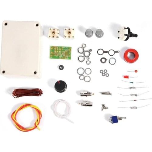 DIY VSWR 1-30Mhz Manual LED Antenna Tuner Kit For HAM RADIO CW QRP Q9 BNC Interface