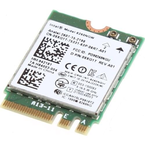 Dual Band 867M Bluetooth V4.2 M.2 Wireless Card for intel 8260 AC DELL 8260NGW