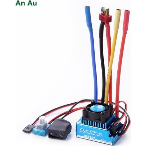 Brushless ESC Electric Speed Controller Waterproof 45A 60A 80A 120A Dust-proof for 1/8 1/10 1/12 RC Car Crawler RC Boat Part