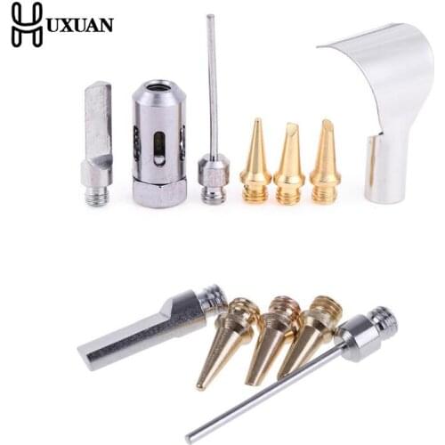 HS-1115K Butane Gas Soldering Iron Kit Welding Kit Torch Pen Tool /1Pc Copper+Iron Gas Welding Kit Gas Soldering Iron Head