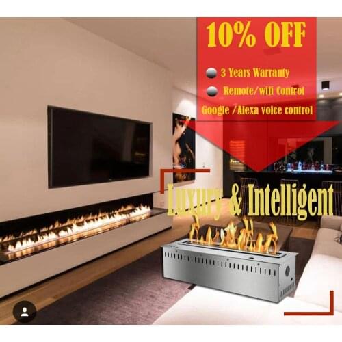 Inno-Fire 60 inch smart remote controlled bio ethanol fireplace
