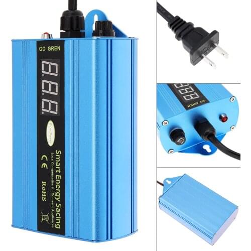 90-265V 8-15KW Intelligent Household Electricity Saving Device LED Indicator Electricity Bill Killer Up to 30% for Home Office