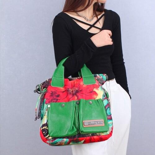 Fashion Leather Women Handbags Shoulder Bag Womens Large Capacity Canvas crossbody bag 2021 New Portable Messenger Tote Bags