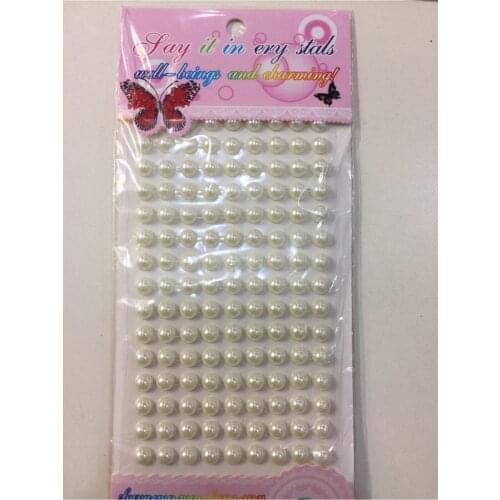 StoreYapışkanlı Half Pearl 135 Pcs 8mm Diameter henna хна для бровей henna powder плетка