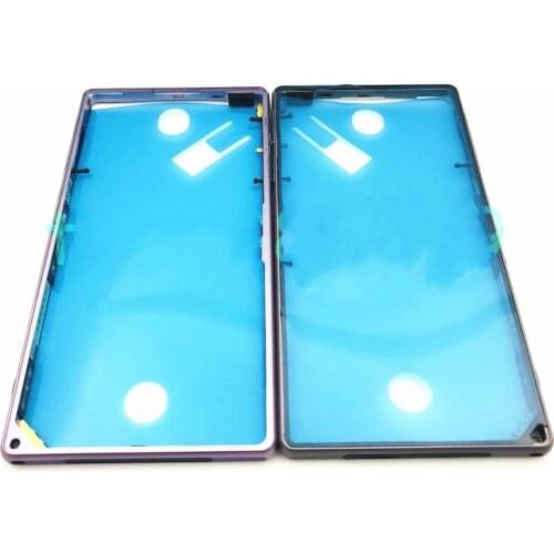 Original For Sony Xperia Z1 L39h C6903 Middle Frame Housing Bezel Middle Metal Side Plate Replacement Part