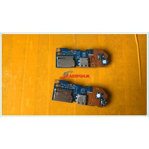 Original Laptop USB PWOER SD Board For DELL 15 7560 14 7460 LS-D823P 0857WR 06KTG3 100% working perfect