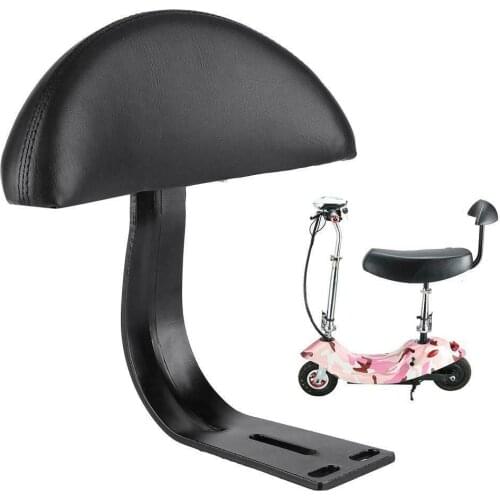 Electric Bicycle Rear Seat Backrest Support Back Saddle Leather Sleeve Seat Back Saddle Bicycle Rear Seat for Bike Seat Cushion