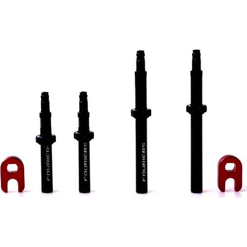 FOURIERS VL-PE008 Bike Lightweight Aluminium alloy Tubeless Presta Valve (removable type) extender Bicycle tyre Parts