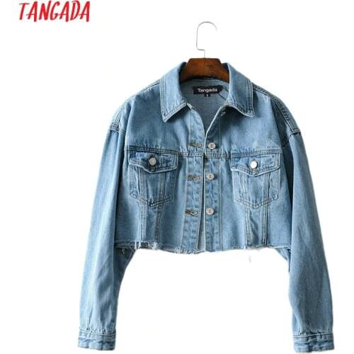 Женские стильные куртки Tangada China At AliExpress