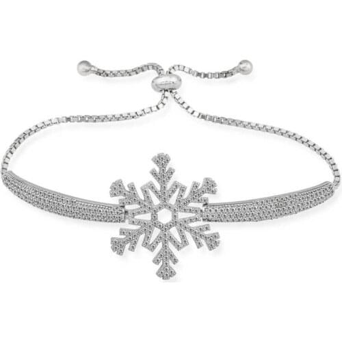 Tevuli 925 Sterling Silver Snowflake Lady Bracelet