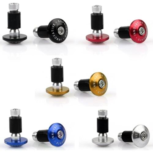 Areyourshop Universal Street Bike 7/8" Handlebar Grips Bar End Plugs for Yamaha for BMW 7/8 inch Motorcycle Covers