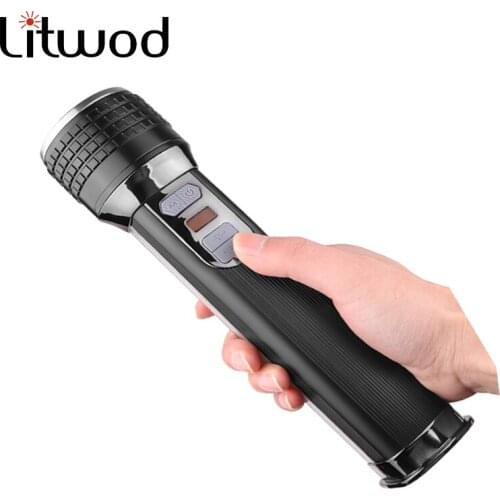 XHP70.2 Built in 4* 18650 Battery Usb Charging Powerful Power Bank Zoom Flashlight Camping Led Flashlight Torch 29W