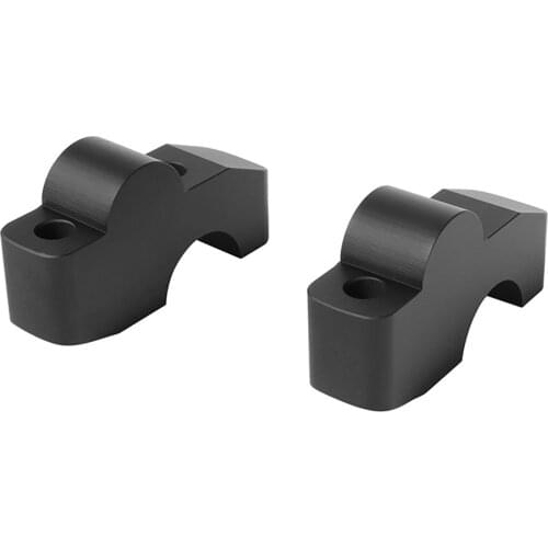 1 Pair Motorcycle Handlebar Risers Motorcycle Modified Parts CNC Aluminum Alloy Handlebar Risers For CB650R Motorcycle-Black