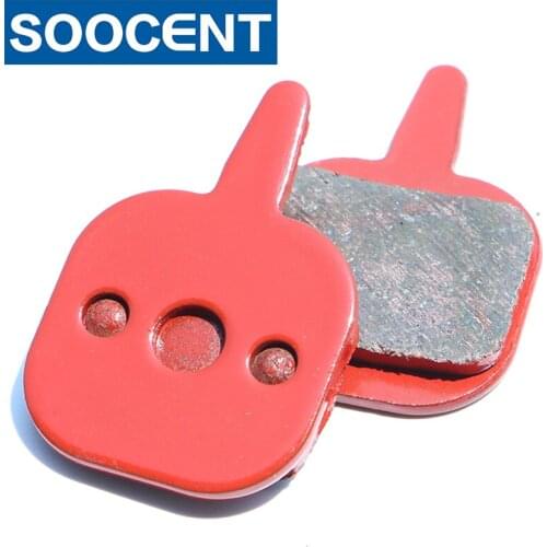 1 Pair Full Metal Red Sintered Bicycle Disc Brake Pads for Aquila/10 Mechanical